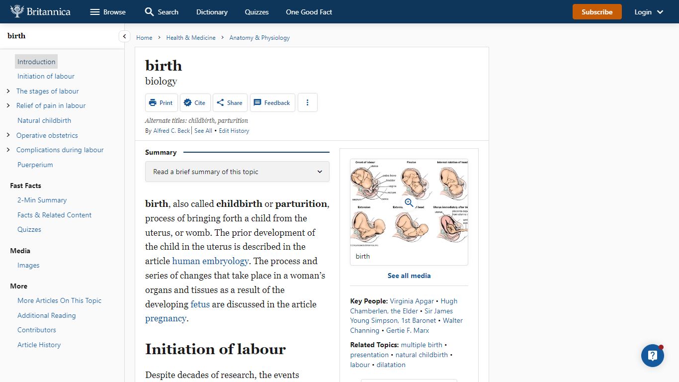 birth | Definition, Stages, Complications, & Facts | Britannica