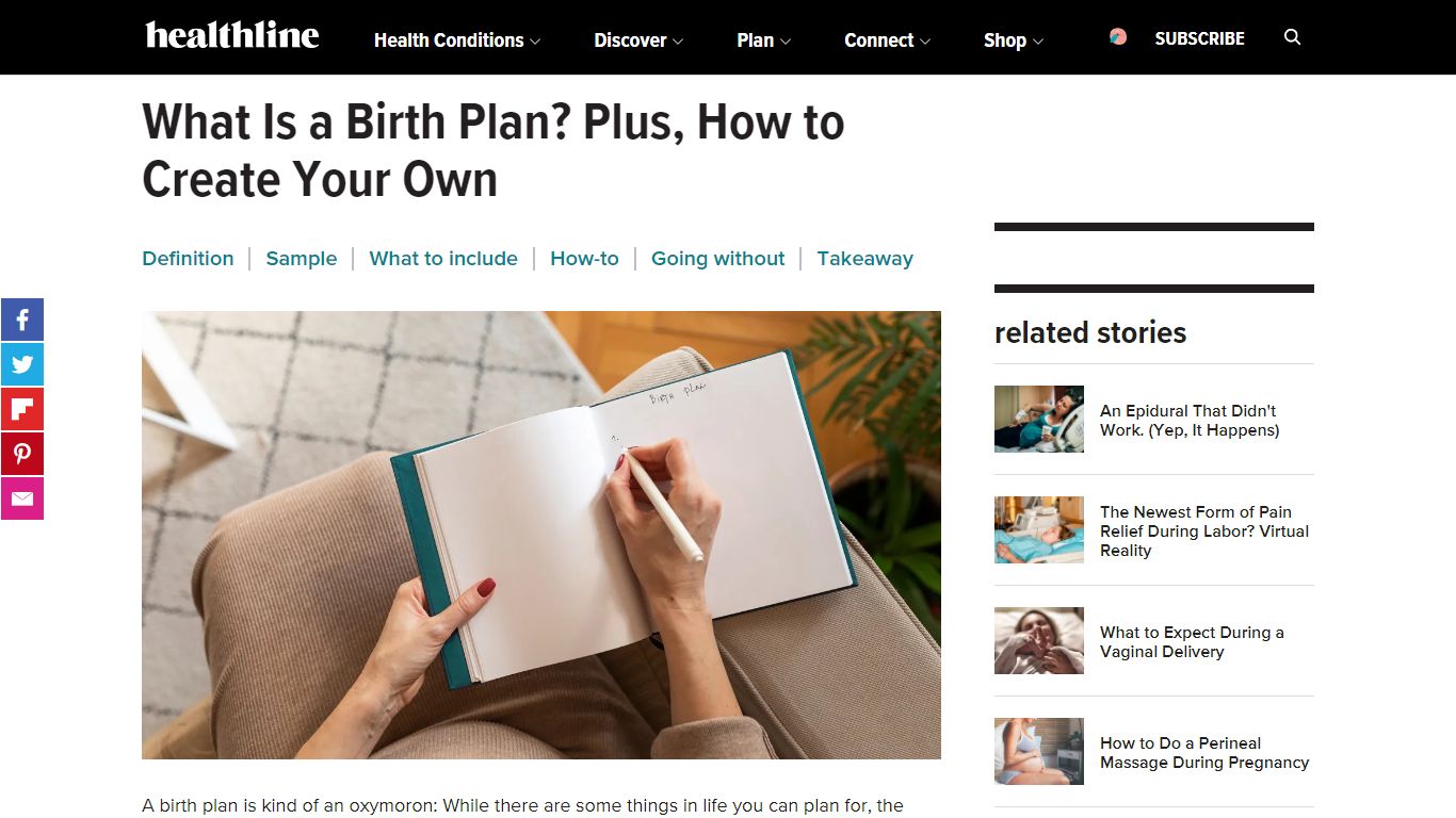 Birth Plan: What It Is, How-to, Sample, and More - Healthline